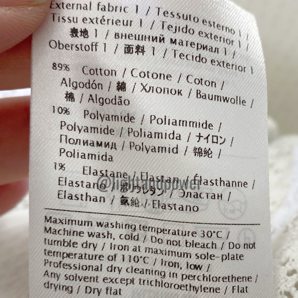 Valentino White Peplum Jacket XS EUC - Picture 9 of 9